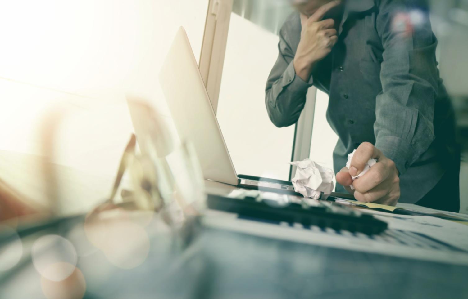 Schermata di lavoro su un progetto editoriale di ottimizzazione